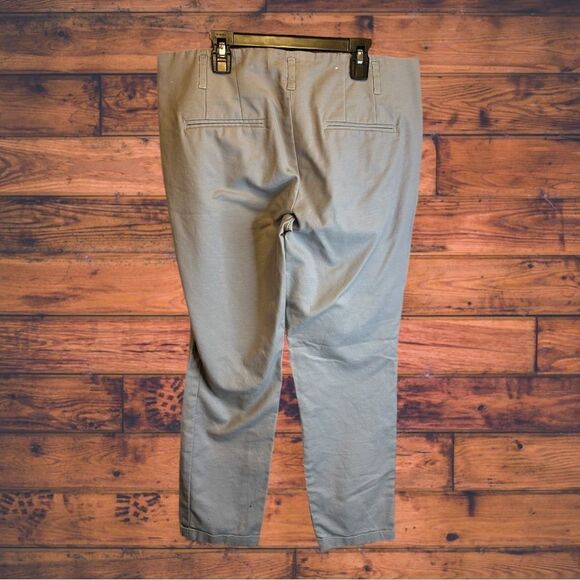 5 for $25🔥Size 10 Dalia Collection Grey Cuffed Hem Dress Pants - Picture 2 of 5